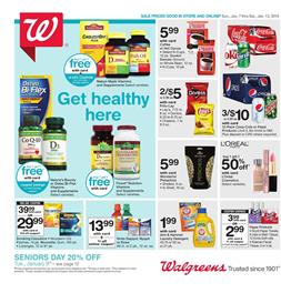 Walgreens Weekly Ad Deals January 7 - 13, 2018