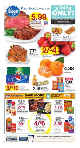 Kroger Weekly Ad Deals February 14 20 2018