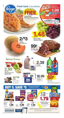 Kroger Weekly Ad Deals February 21 27 2018