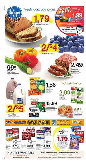 Kroger Weekly Ad Deals February 7 13 2018