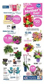 Kroger Ad Mother's Day Gifts May 9 - 15, 2018 - WeeklyAds2