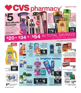 CVS Weekly Ad Deals Aug 5 11 2018
