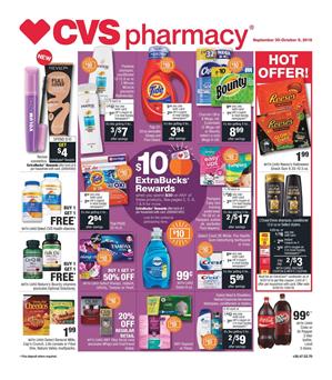 CVS Weekly Ad Deals Sep 30 Oct 6 2018