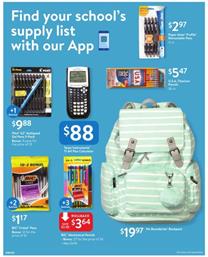 Walmart Ad School Products Aug 31 Sep 15 2018