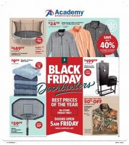 Academy Sports Black Friday Ad 2018