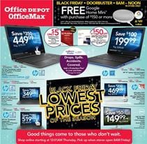 Office Depot Black Friday Ad Deals