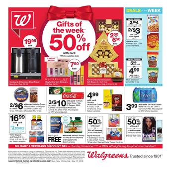 Walgreens Weekly Ad Snack Nov 11 17 2018
