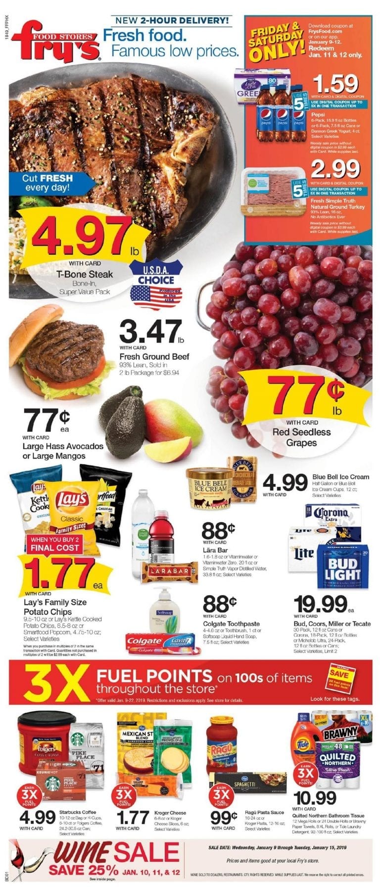 Fry's Weekly Ad Deals Jan 9 22, 2019 WeeklyAds2