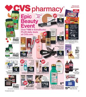CVS Weekly Ad Beauty Event Feb 24 Mar 2 2019