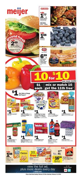 Meijer Weekly Ad Deals Feb 10 16 2019