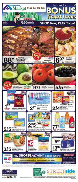 Albertsons Weekly Ad Grocery Sale Mar 13 19 2019