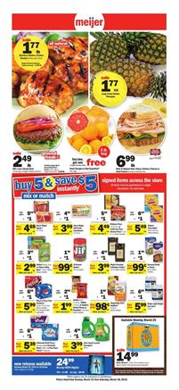 Meijer Weekly Ad Grocery Sale Mar 24 30 2019