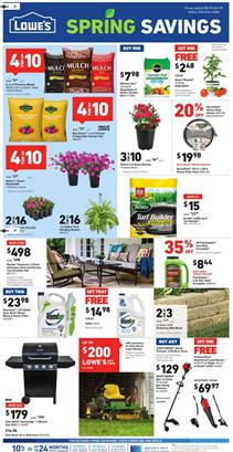 Lowes Ad Spring Gardening Sale Apr 25 May 1 2019