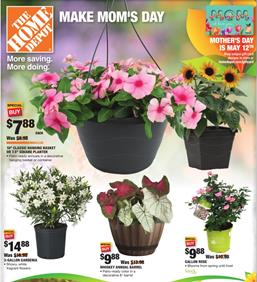 Home Depot Ad Mothers Day Sale May 2 12 2019