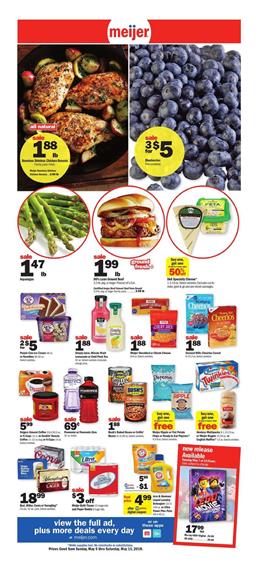 Meijer Weekly Ad Grocery Sale May 5 11 2019
