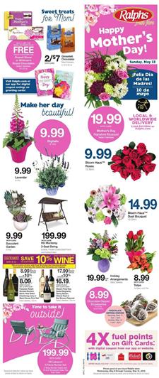 Ralphs Weekly Ad May 8 14 2019 Mothers Day