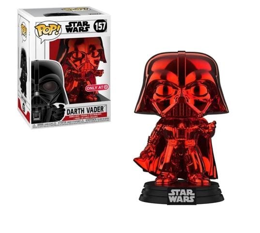 Funko Pop Star Wars Darth Vader Figure Target Red Card Exclusive 2019