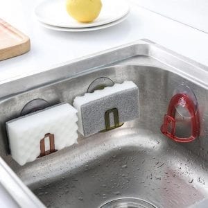 Sink Shelf Soap Sponge Drain Rack