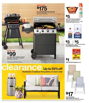 Target Ad Grills and Outdoor Living Clearance Save 50 Off