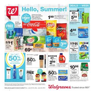 Walgreens Weekly Ad Grocery Sale Jun 23 29 2019