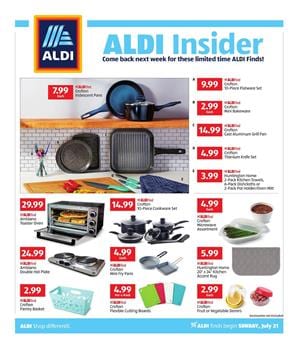 ALDI Weekly Ad Crofton Cookware Jul 21 27 2019