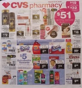 CVS Weekly Ad Preview Aug 4 10 2019
