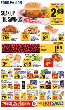 Food Lion Weekly Ad Jul 24 30 Deals 2019