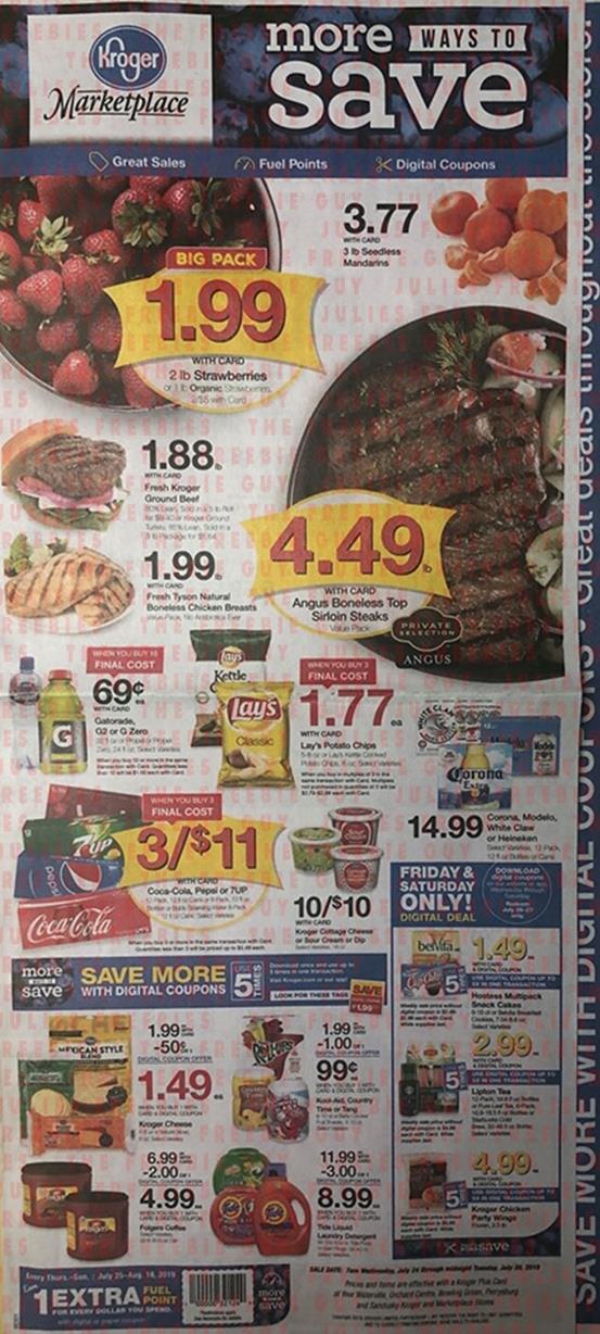 Kroger Weekly Ad Preview Jul 24 30 2019