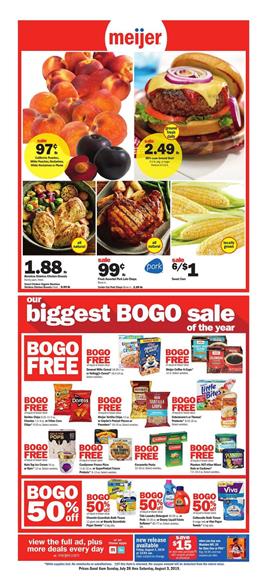Meijer Coupons BOGO Free Sale Weekly Ad Jul 28 Aug 3 2019