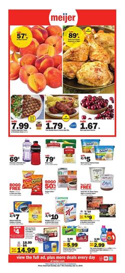 Meijer Weekly Ad BOGO Grocery Sale Jul 7 13 2019