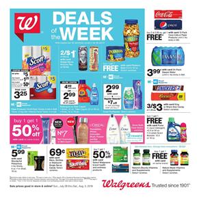 Walgreens Weekly Ad Jul 28 Aug 3 2019