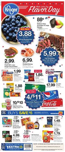 Kroger Labor Day Sale Weekly Ad Aug 28 Sep 3 2019