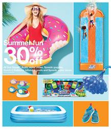 Summer Fun Items 30 off at Target