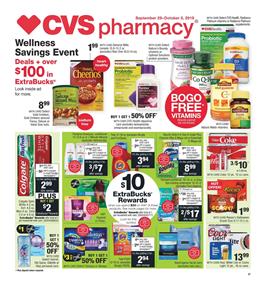 CVS Pharmacy Deals Sep 29 Oct 5 2019