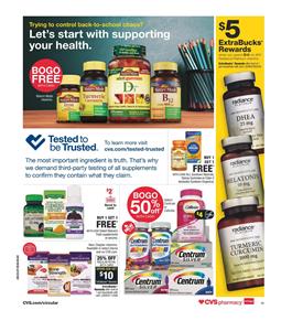 CVS Pharmacy Weekly Ad Deals Sep 8 14 2019