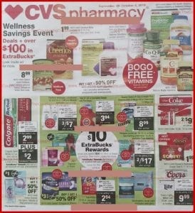 CVS Weekly Ad Preview Sep 29 Oct 5 2019