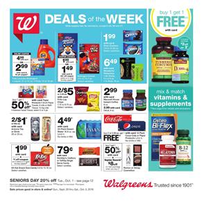 Walgreens Supermarket Products Sep 29 Oct 5 2019