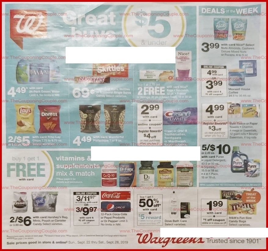 Walgreens Weekly Ad Sep 22 28 2019