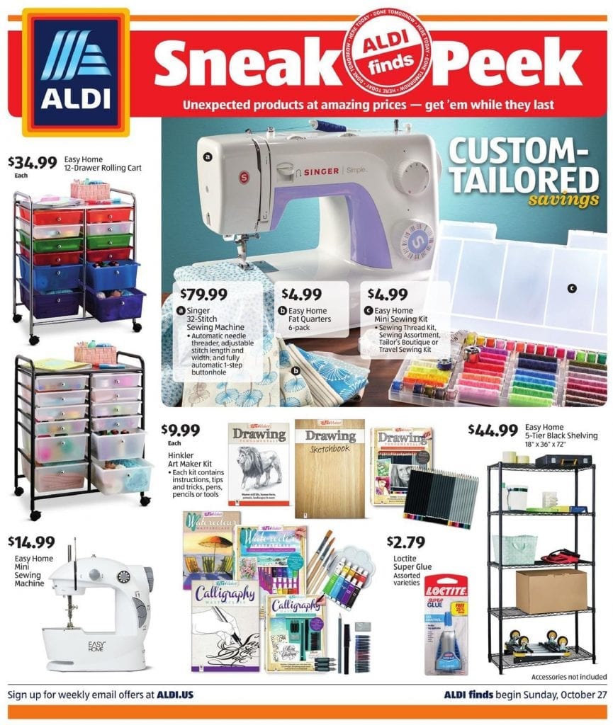 ALDI Singer Sewing Machine October 2019 WeeklyAds2