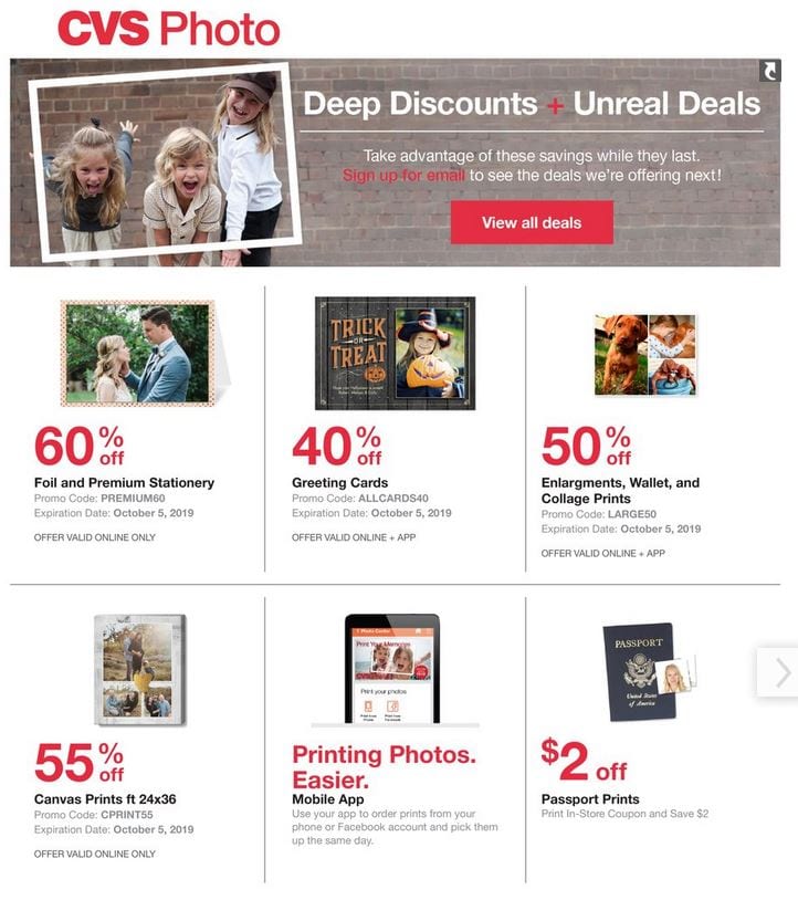 CVS Photo Deals and Promo Codes Seo 29 Oct 5, 2019 WeeklyAds2