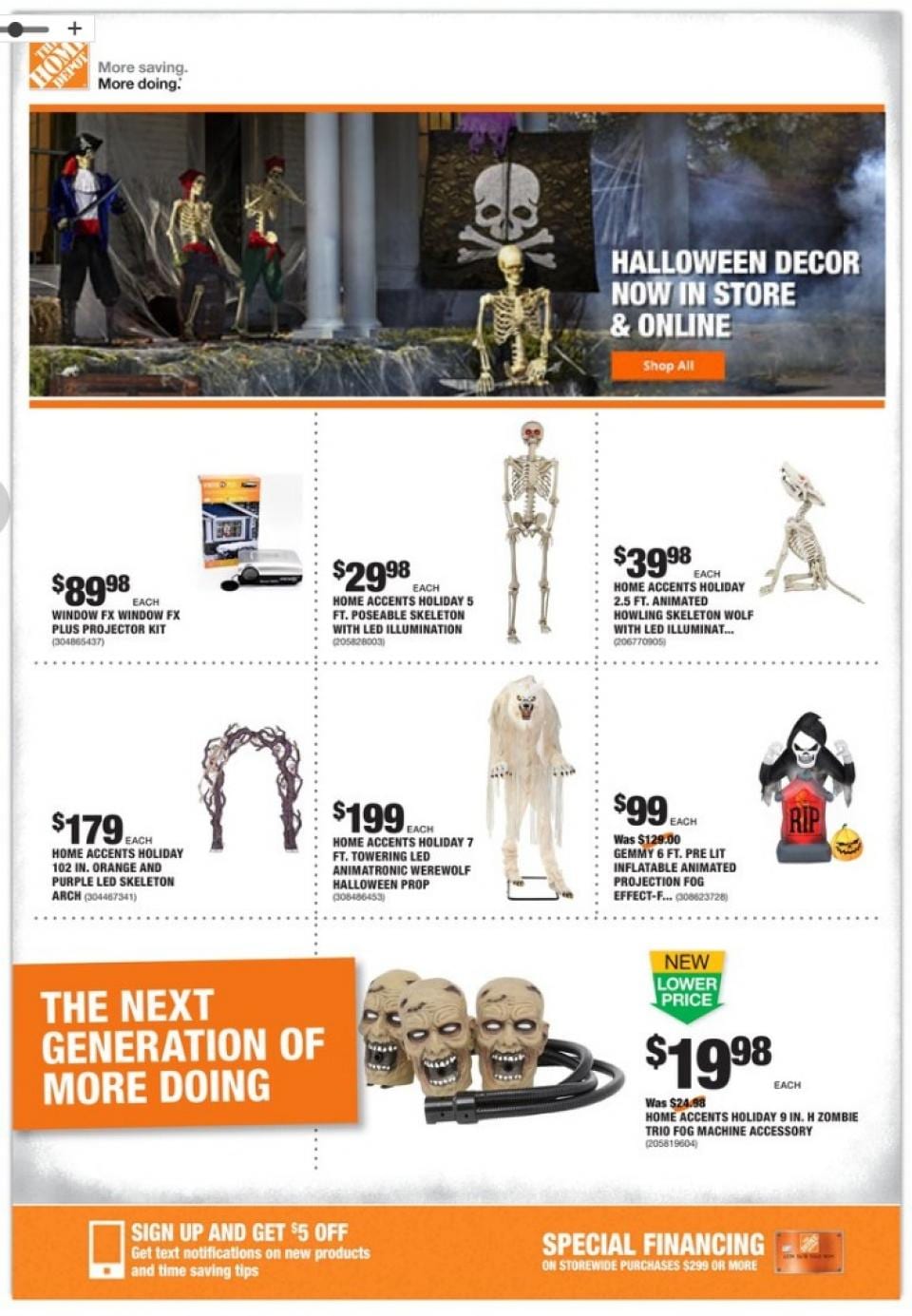 Decorate Your Home With Home Depot Halloween Sale WeeklyAds2