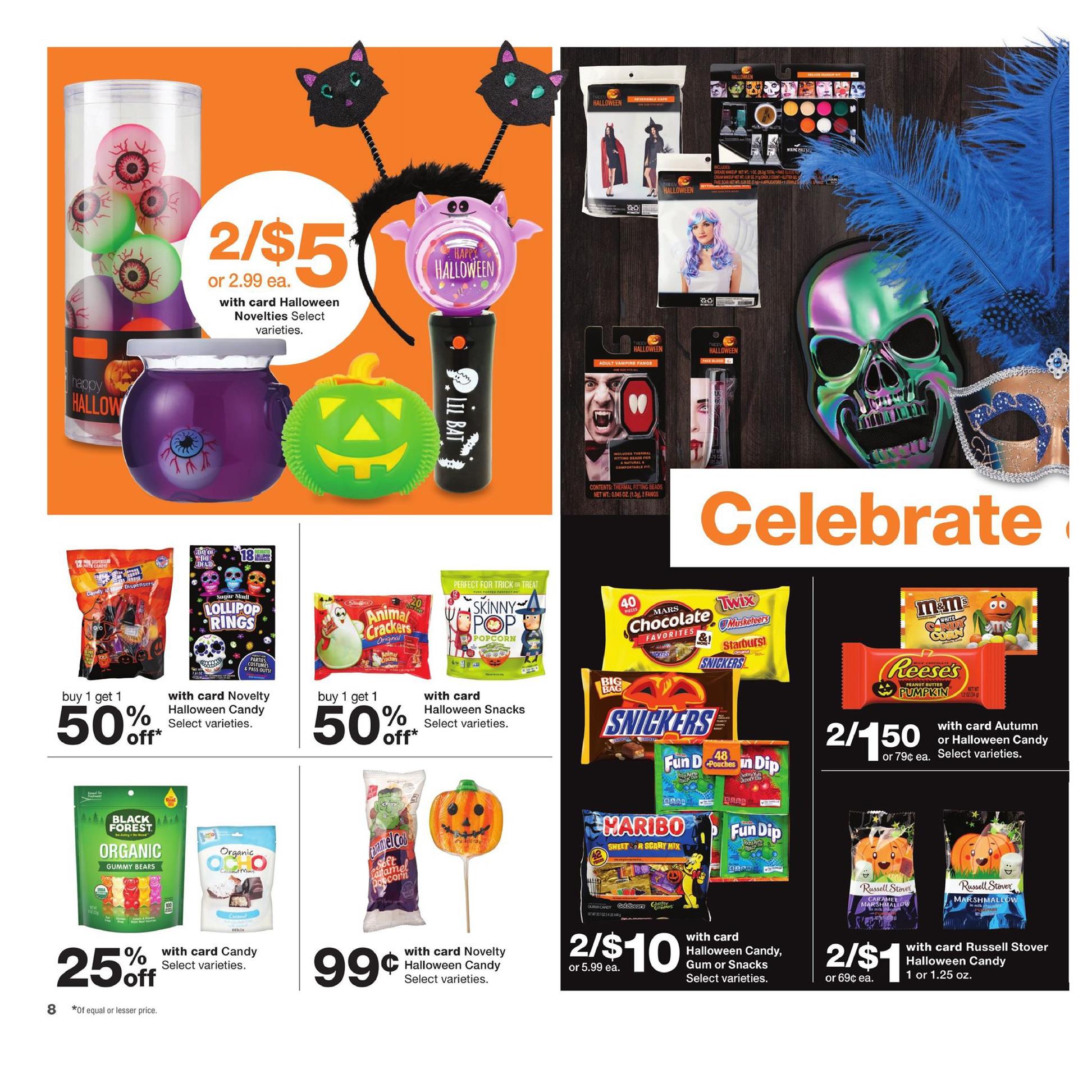 Walgreens Halloween Candy Sale Oct 20 26, 2019 WeeklyAds2