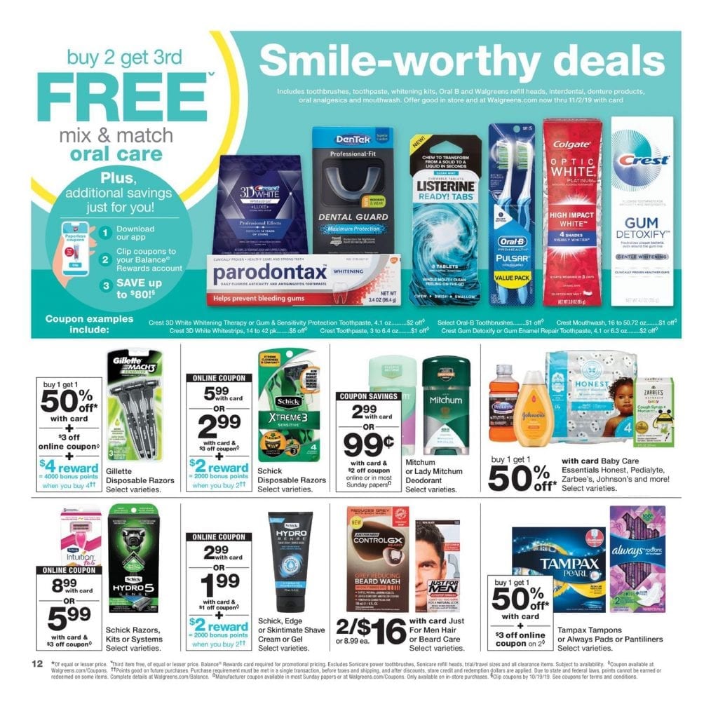 Walgreens Personal Care Coupons Weekly Ad Savings WeeklyAds2