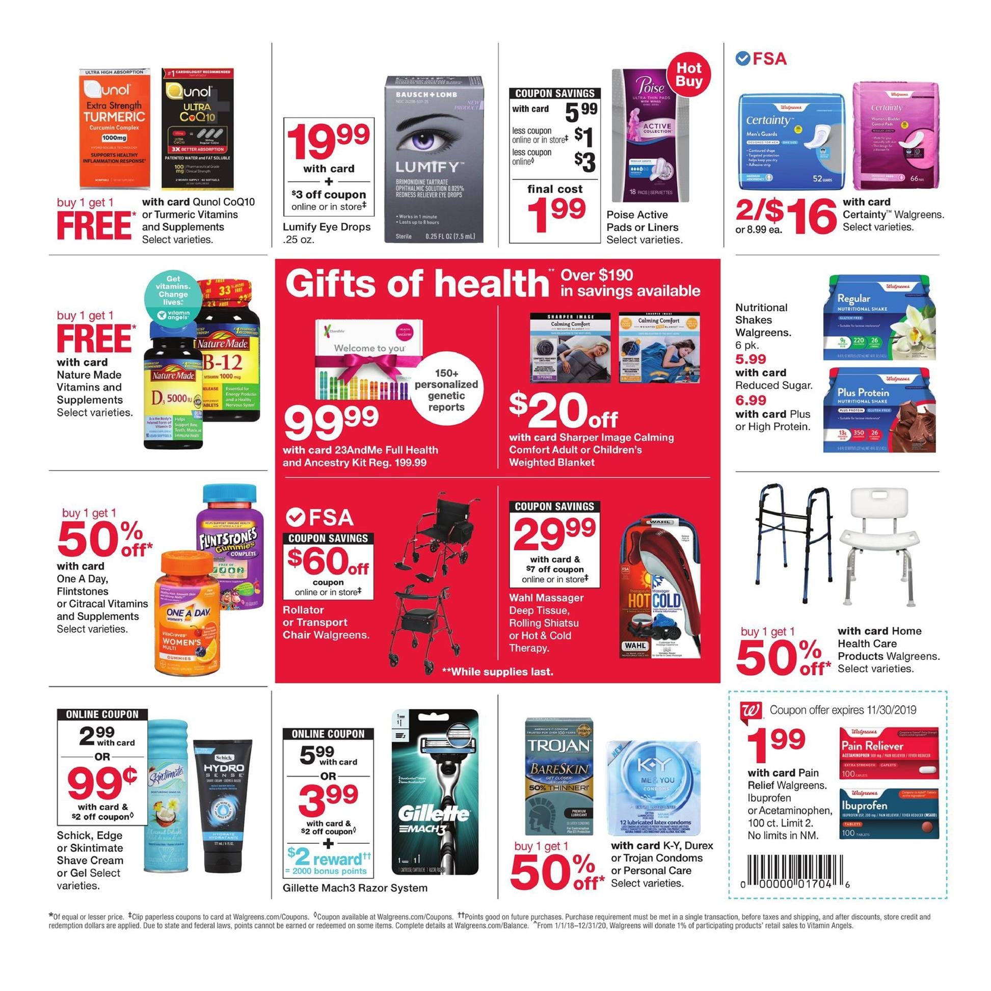 Walgreens Black Friday Health Care Deals Nov 28 30, 2019 WeeklyAds2