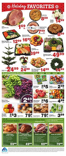Albertsons Holiday Food Sale and Dinner Ideas Dec 4 - 10