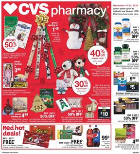 CVS Early Ad Holiday Deals Dec 15 21 2019