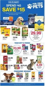 Kroger Mix and Match Pet Supplies Spend 45 Save 15