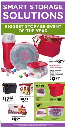 Kroger Storage Products and 4-Day Sale