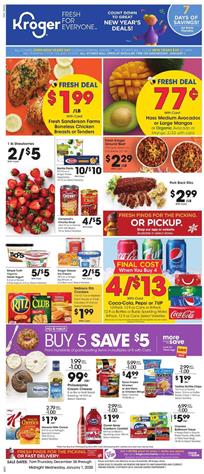 Kroger Weekly Ad Buy 5 Save $5 Dec 26 - Jan 1