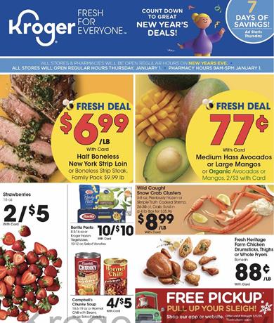 Kroger Weekly Ad Preview Dec 26 Jan 1